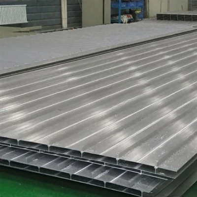6082 T6 ABS ntawv pov thawj txhuas Alloy Ribbed Phaj